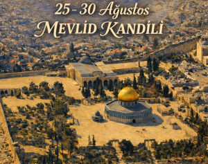 25 - 30 AĞUSTOS 2026 KUDÜS